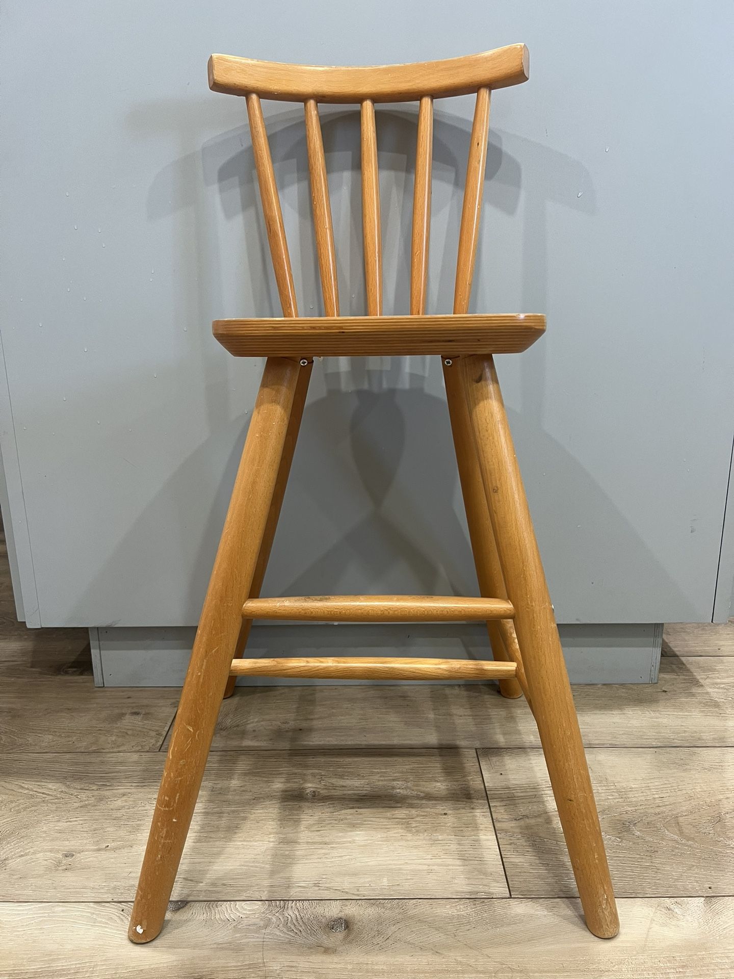 Jufhamvintage- vintage Ikea wooden children's chair 90s kids' dining chair