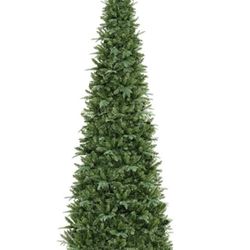 12ft. Tall Prelit Hinged Artificial Tree 2517 PVC PE Branch tips