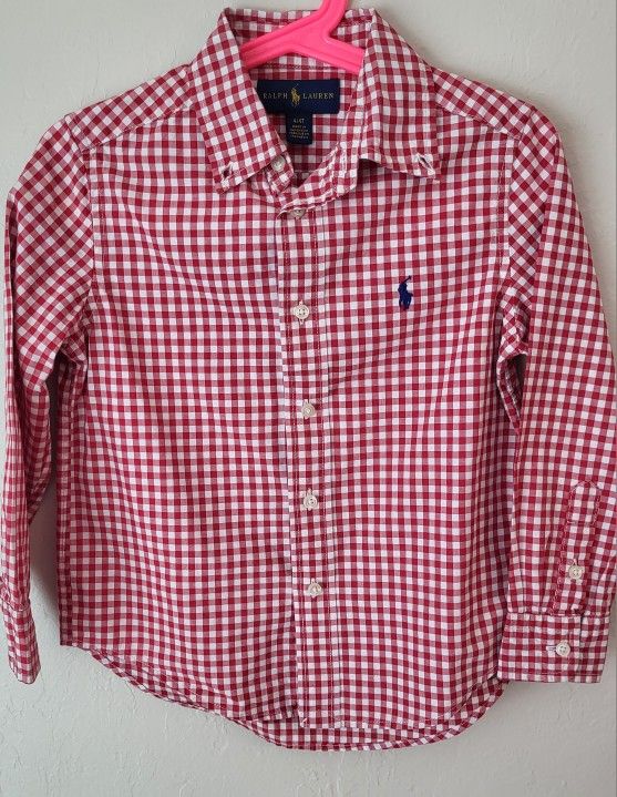Ralph Lauren Boys Shirt Age 4