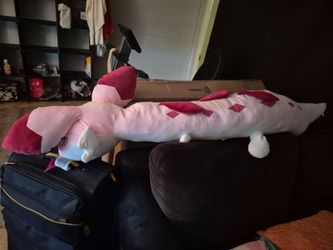 Giant Pink Chillet Pal plushie, 5'10"