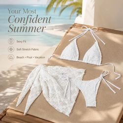 3 pcs set Swimsuit new size Medium