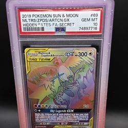 Moltres Zapdos Articuno Tag Team Psa 10