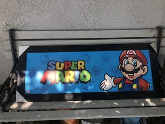 Long Super Mario Framed Picture