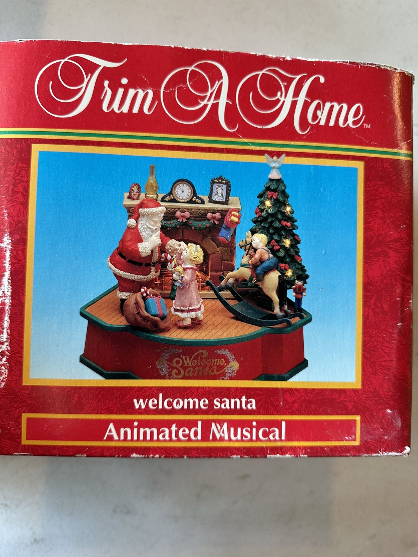 Christmas Santa Figurine Musical 