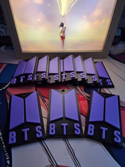 BTS Logo Keychain (Pack of 10)