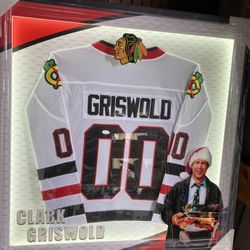 Christmas Vacation Chevy Chase Signed Jersey Certified 