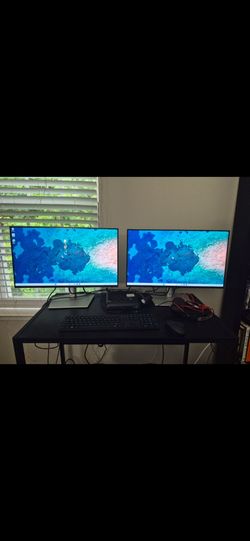24 inch Dell computer monitor screens (2 of them)