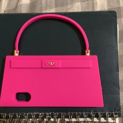 Torrey Burch iPhone Pink “purse” Phone Case BRAND NEW RARE !!!