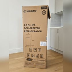 Element 7.5 Cu. Ft. Top-Freezer Refrigerator, New, White - New - Queens, NY