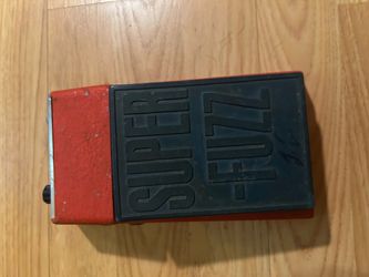 Vintage Super Fuzz Box and Electric Guitar Accessories, Super Fuzz Box, Chords and Microphone