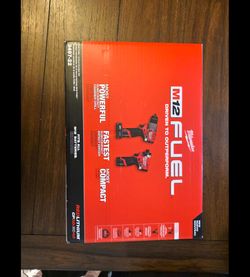 Milwaukee m12 fuel drill and impact