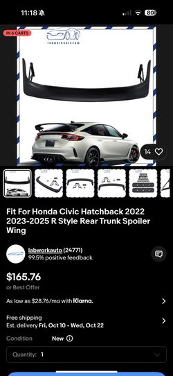 Never Used It Its For Honda Civic Hatchback Sport Sedan
