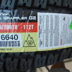 4 New 255 70 18 Nitto Terra Grappler G2 Tires 4PLY 65,000 Mile Date 2023