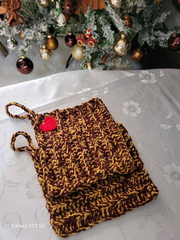Hot Pot Holder Croshet