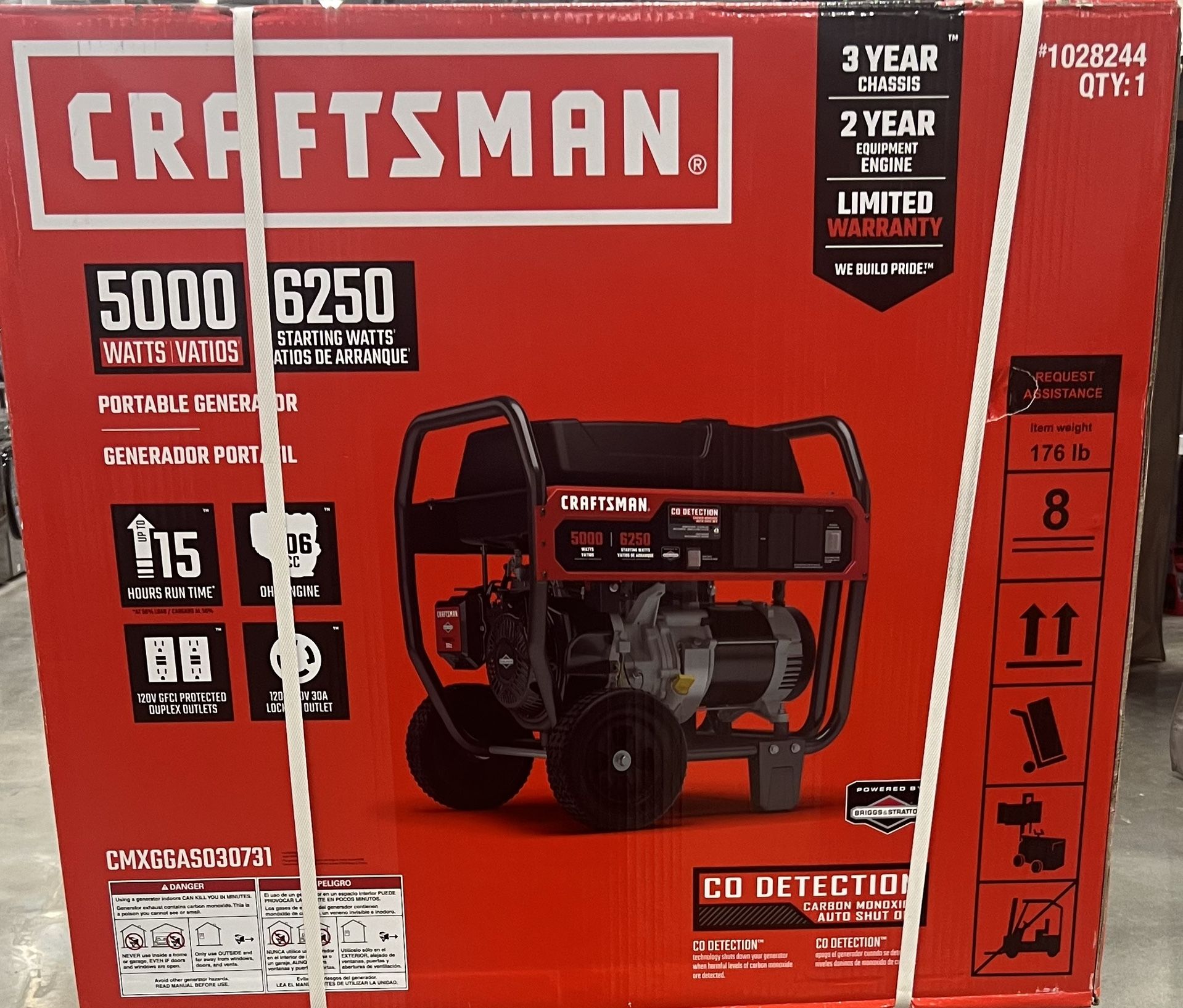 Craftsman 5000 Watts Generator for Sale in Yelm, WA OfferUp