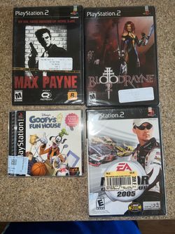 PS2 & PS1 Game Lot of 4