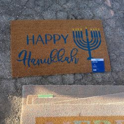 Hanukkah Door Mat