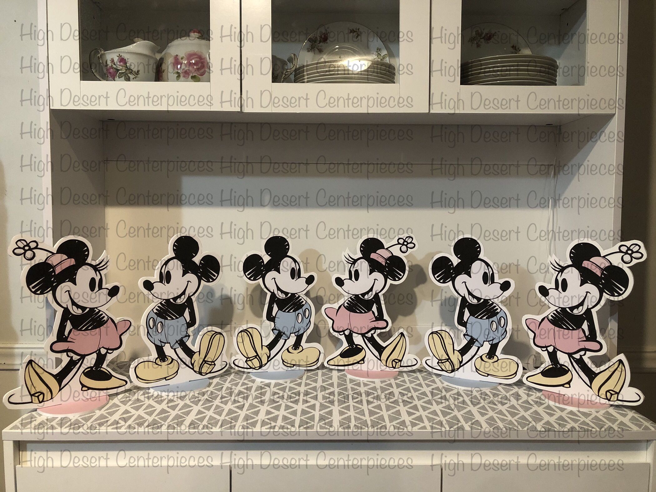 Mickey And Minnie Centerpieces