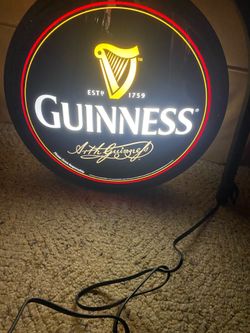 Guinness Beer Pub Light sign