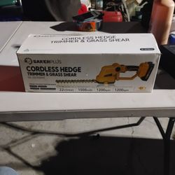 Cordless Hedge Trimmer & Grass Shear