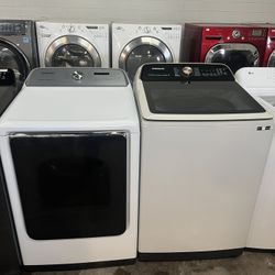 🧺✨ Samsung Top Load Washer & Electric Dryer Set for Sale! ✨🧺