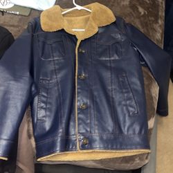 Leather Fur Jacket 