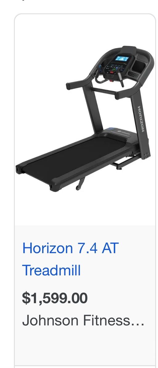 Horizon Treadmill  Impecable Piece.  Great, And No Noise
