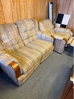 Free Reclining Couch and Love Seat