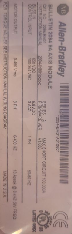 Allen bradley 2094-bm01