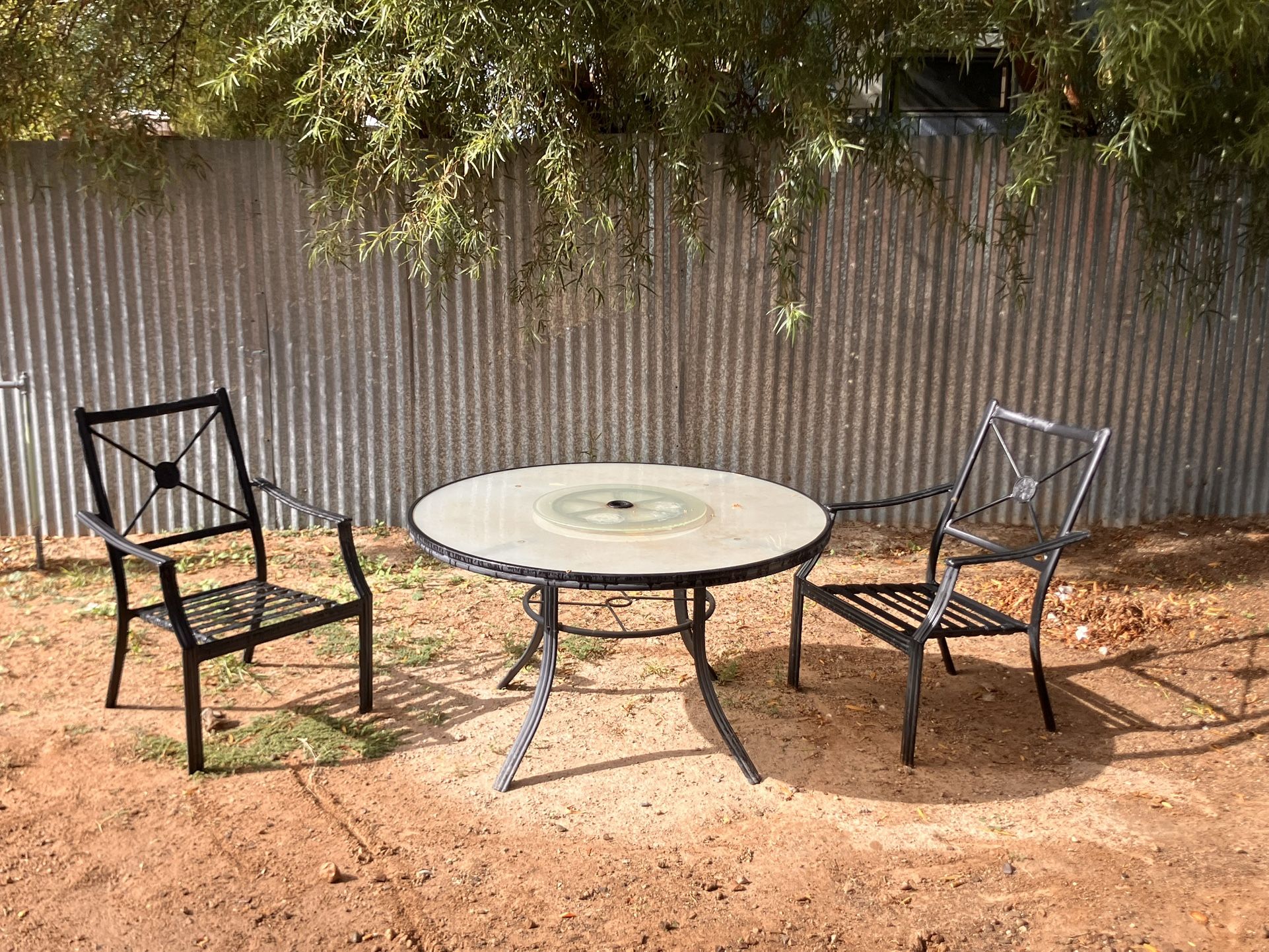 PATIO TABLE AND CHAIRS