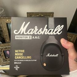 Marshall monitor 2  Wireless Head Phones