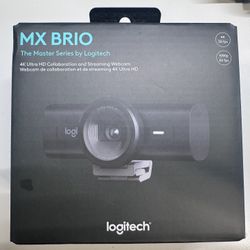 Logitech MX Brio 4K Webcam – Brand New (Open Box)