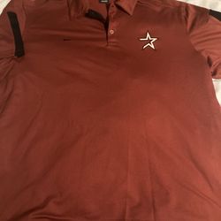 Houston Astros Polo Type Shirt Men’s Size XXL