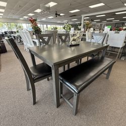 6 Pc Dining Table 