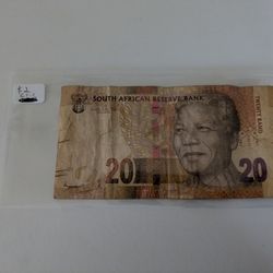 Old South Africa 20 Rand Note