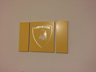Lamborghini Metal Wall Art