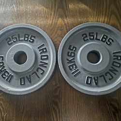 
(2) 25  Olympic Metal Plates 