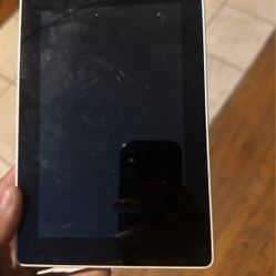 White Amazon Tablet 