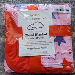Little Sleepies Stars & Stripes Cloud Blanket