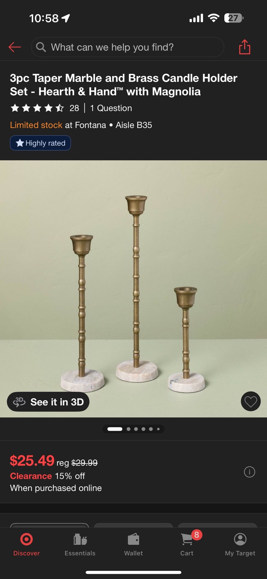 Hearth & Hand Candle Holders