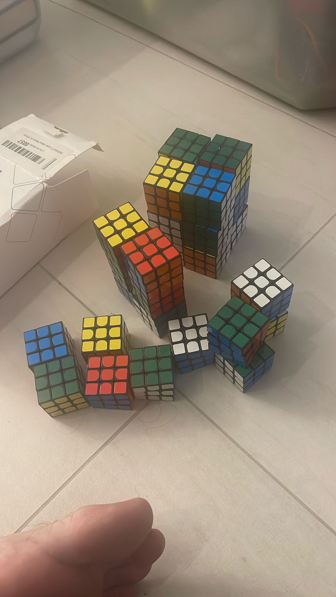28 Mini Rubik’s Cubes
