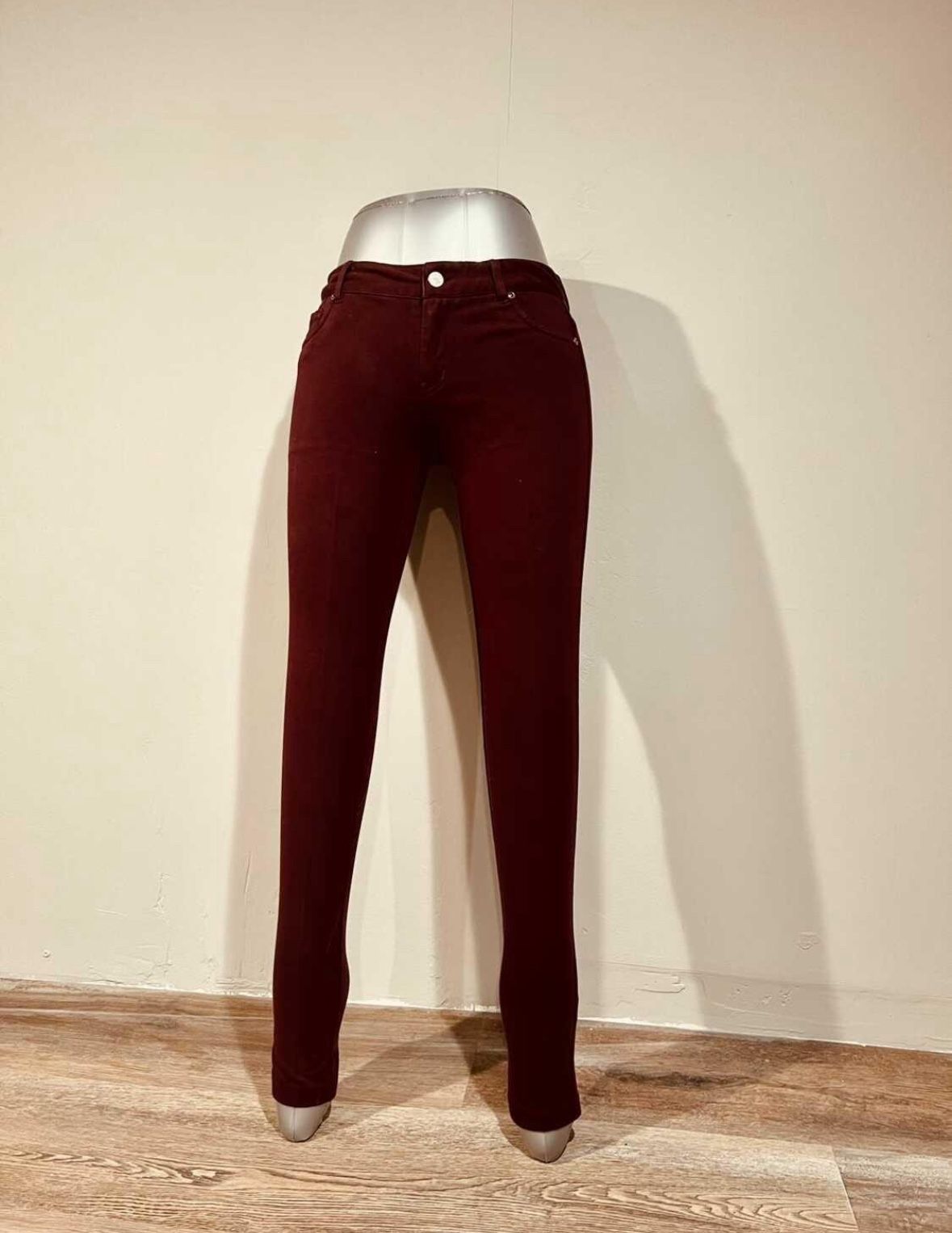 New York & Co Maroon Pant Size 0