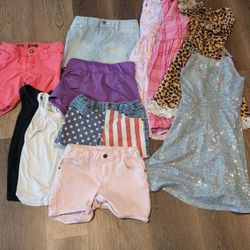 Girl's Size 7/8 Summer Clothes Bundle 