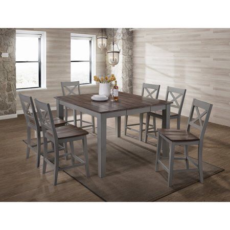 Simmons Casegoods "a La Carte" Counter Height Dining Table - Grey AA-9585