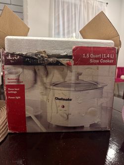 Chefmate 1.5 Quart Slow Cooker