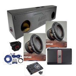 NEW POWERFUL BASS PACKAGE INSTALLED FIT SINGLE CAB TRUCKS MEMPHIS MOJO 8”