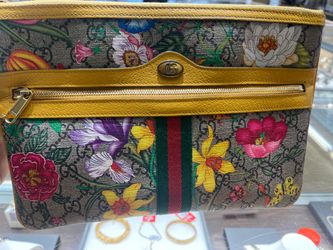 Gucci ophida floral clutch