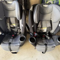 Great Condition Evenflo Revolve 360 car seats 