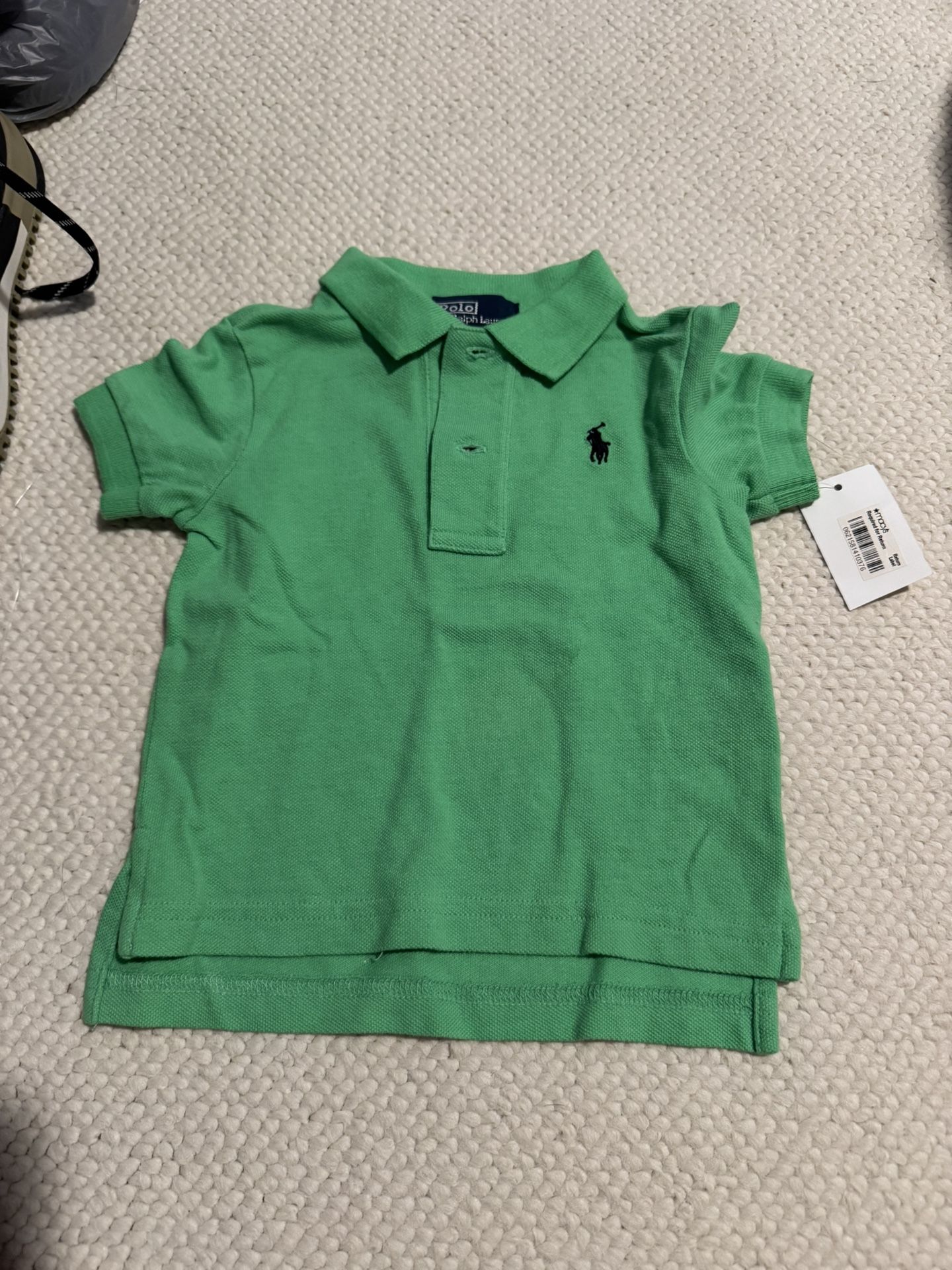 New Baby Boy Polo Ralph Lauren Cotton Mesh Polo Shirts Size 9 Months