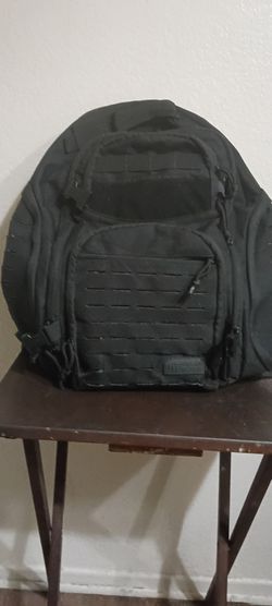 Highland Tactical Black Military Style Backpack